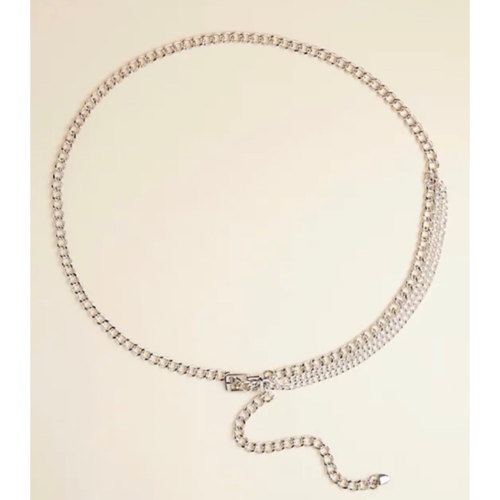 🆕 Silver Tone Link Layered Chain Belt 1 1X 14 16 2 2X 18 20 NWT Torrid New!